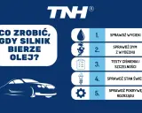 Co zrobić, gdy silnik bierze olej, ale nie kopci? Sprawdź wycieki, dym z wydechu, ciśnienie, świece i pokrywę rozrządu.