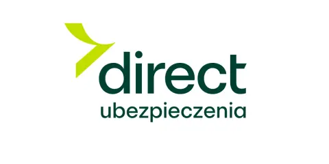 Logo Direct Ubezpieczenia, jednej z firm ubezpieczeniowych w Polsce.