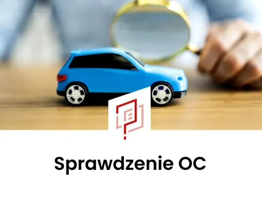Niebieski samochodzik pod lupą. Sprawdzenie OC po numerze rejestracyjnym to klucz do bezpieczeństwa.