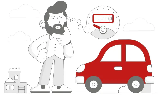 Zastanawiasz się, jak sprawdzić auto po rejestracji? Oto czerwony samochód i licznik, który pomoże Ci w decyzji.