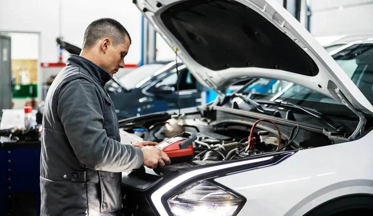Mechanik sprawdza auto przed przeglądem. Czy płaci się jeśli auto nie przejdzie przeglądu? Zależy od warsztatu.
